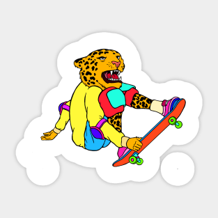 Skate Jaguar Sticker